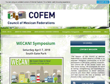 Tablet Screenshot of cofem.org